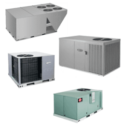 Rooftop Heating and Cooling equipment collage