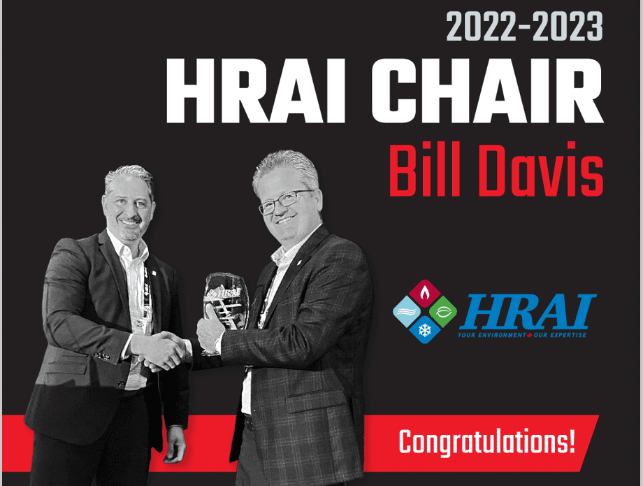 Bill Davis New Chair HRAI